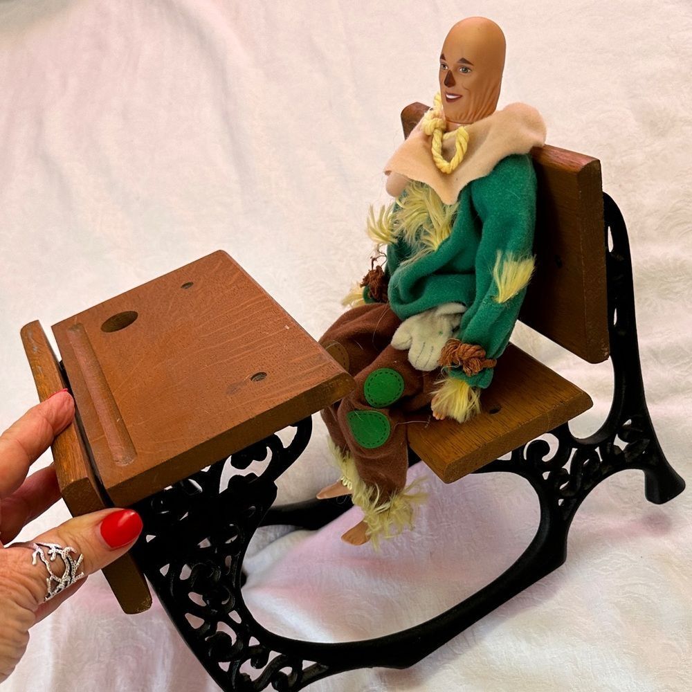 American Girl School Desk Vintage Wrought Iron Wood Samantha Pleasant Company